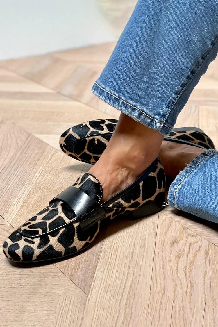 MOCASSINI ANIMALIER
