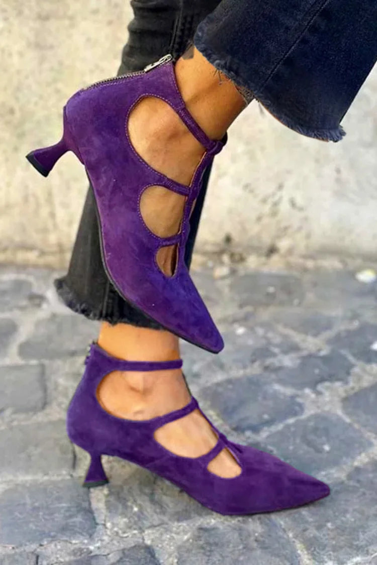 DÉCOLLETÉ VINTAGE CON MINI TACCO