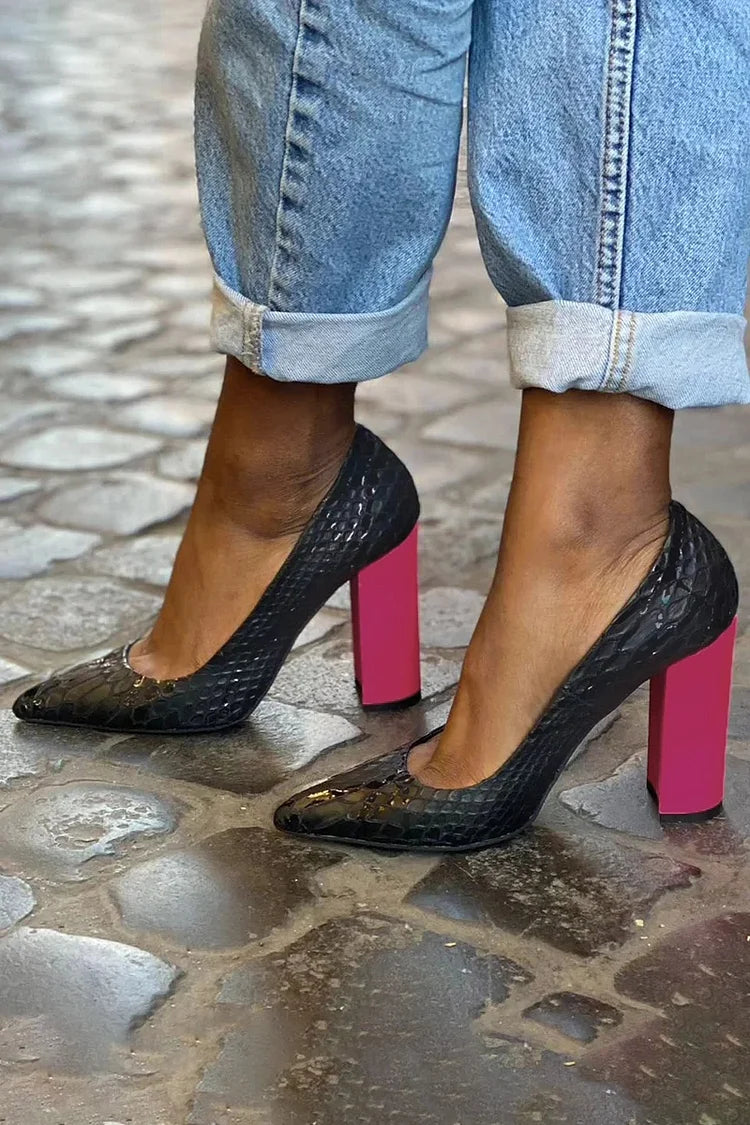 DÉCOLLETÉ TACCO FLUO