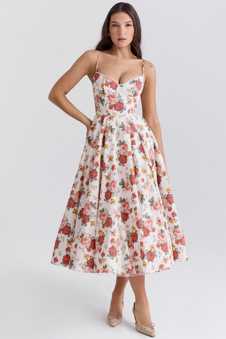 Abito elegante in satin per feste