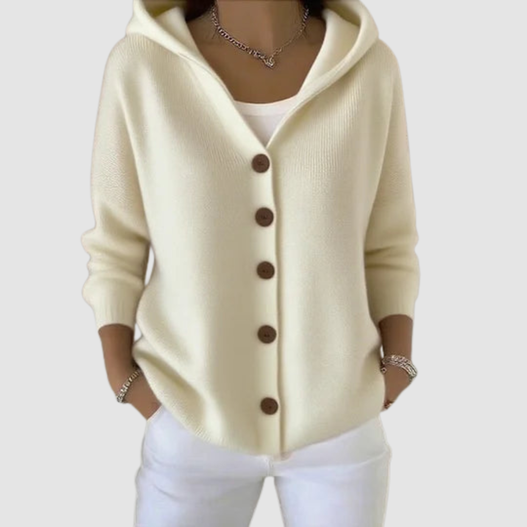 Emelie™ Cardigan Con Cappuccio Premium