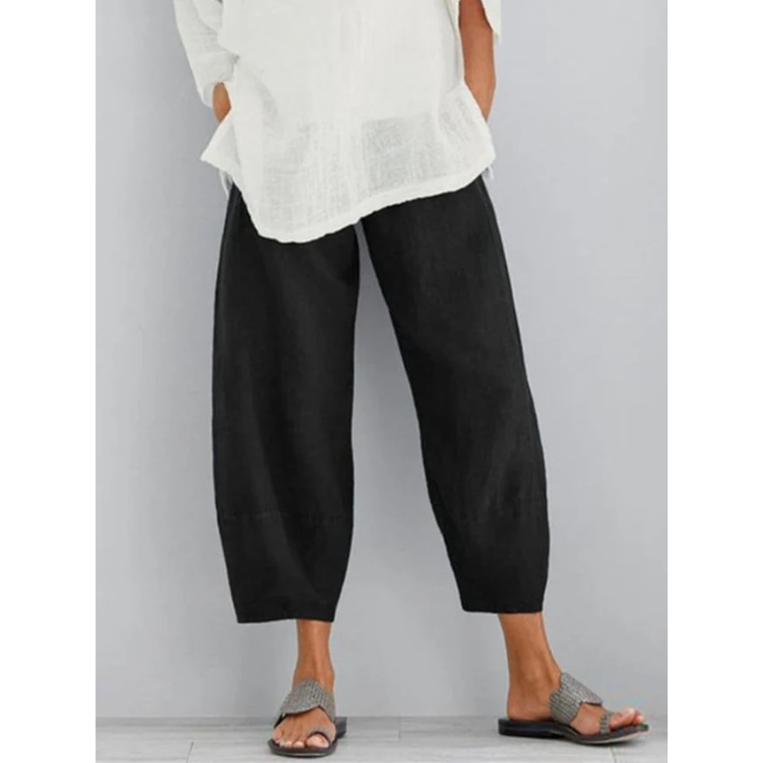 Elena | Pantaloni in Lino Eleganti e Confortevoli