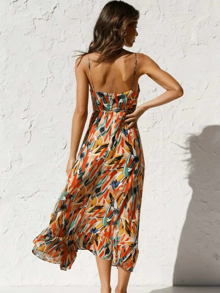 Rita - Abito Midi in chiffon Premium