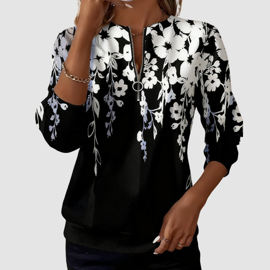 Felpa Jillanna™ con Mezzo Zip