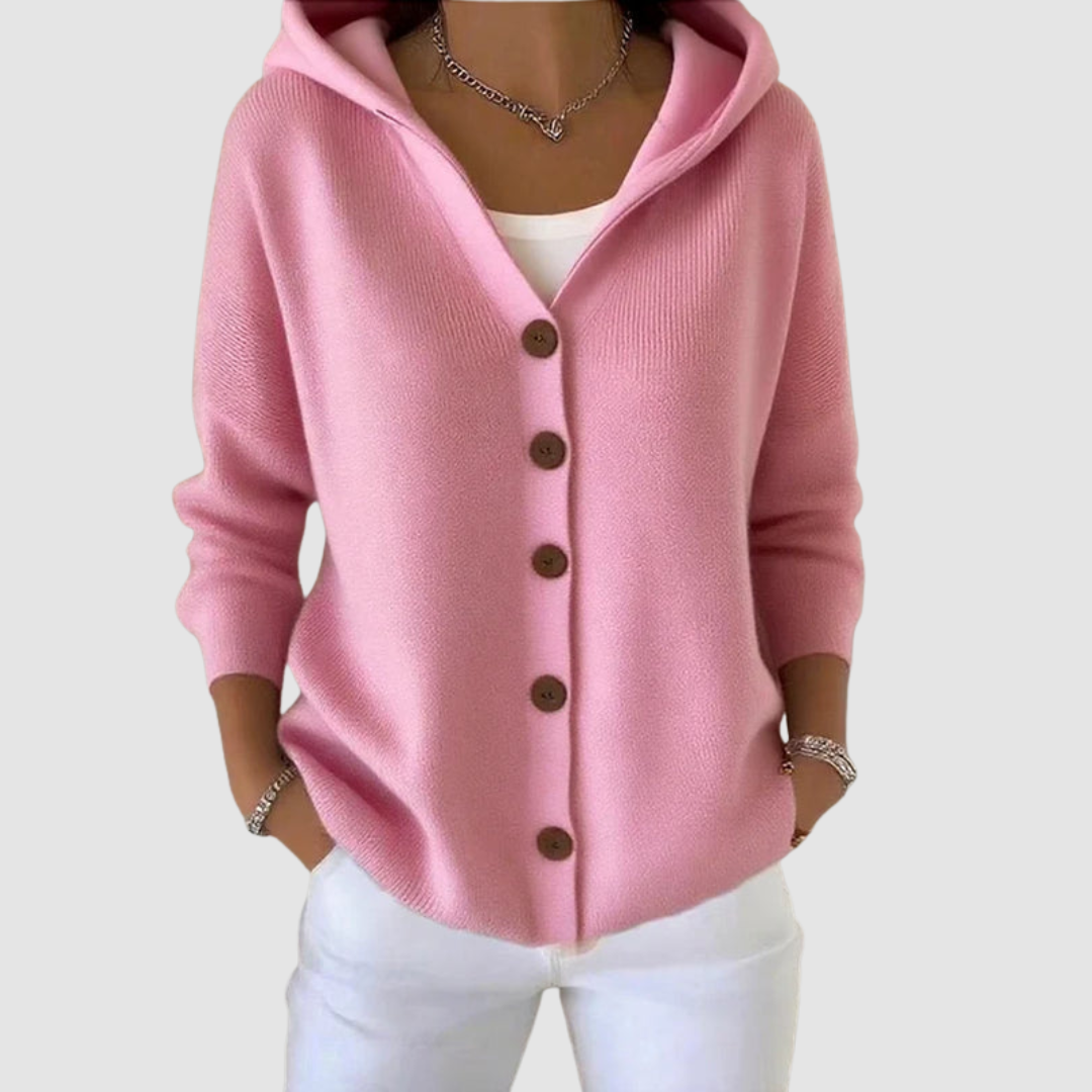 Emelie™ Cardigan Con Cappuccio Premium