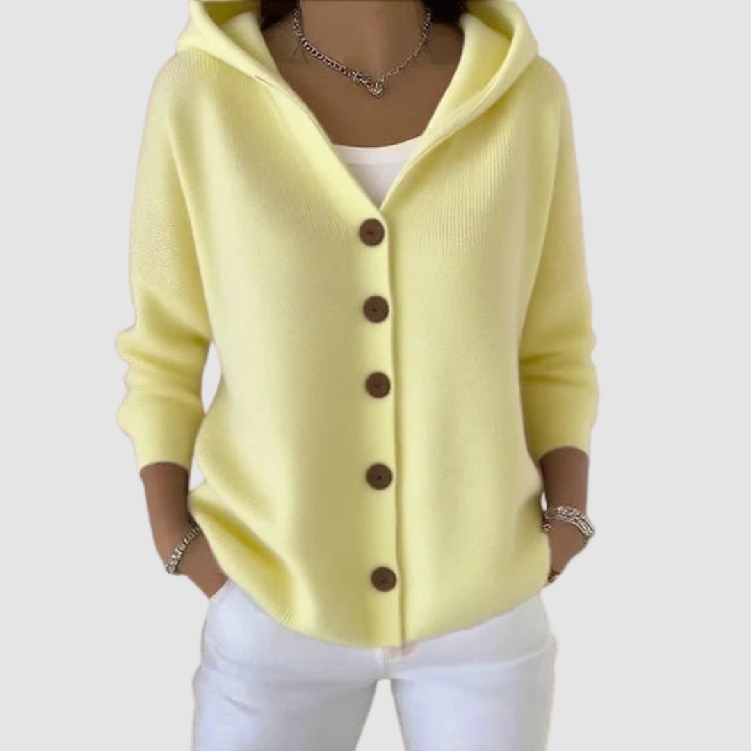 Emelie™ Cardigan Con Cappuccio Premium