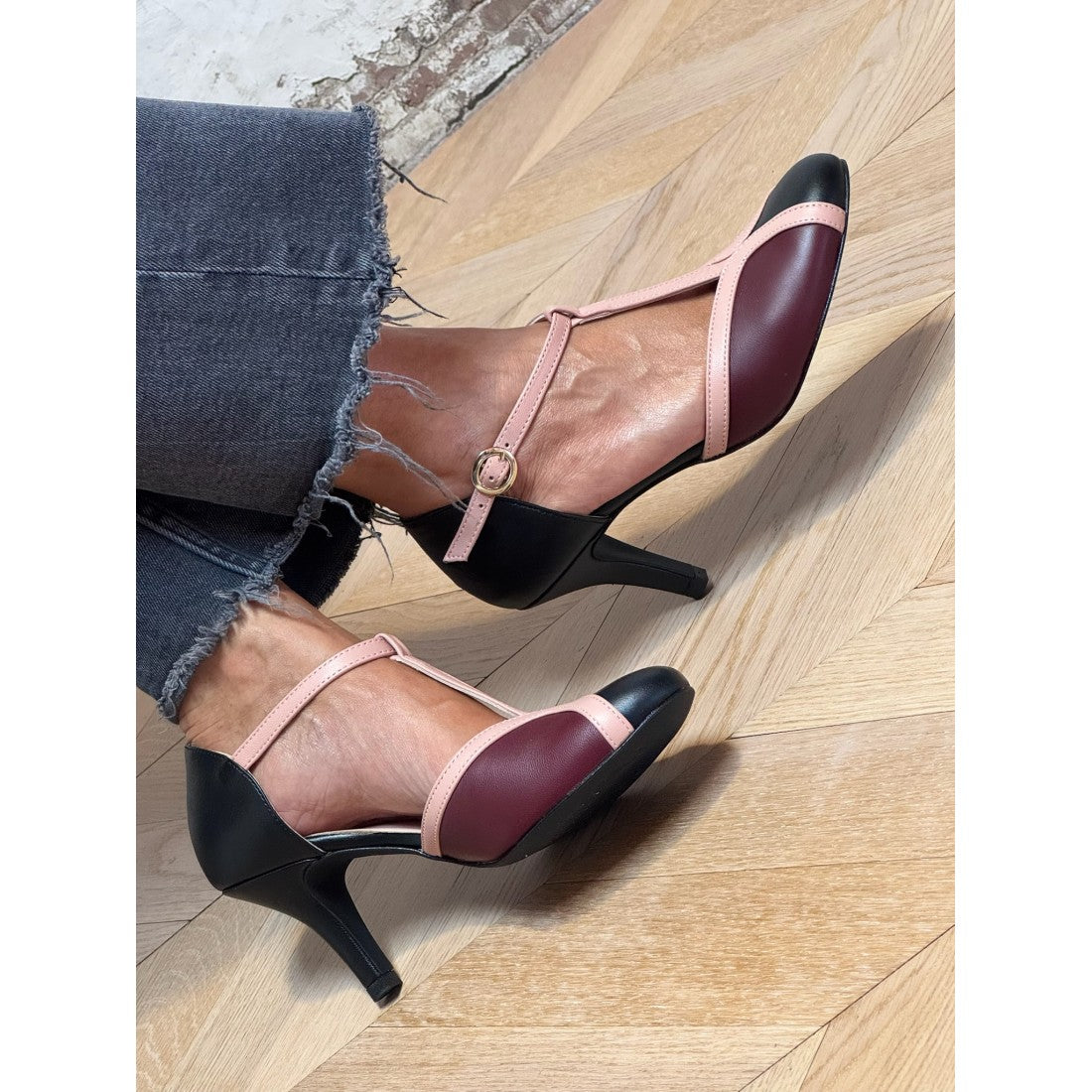 RETRÒ T-BAR HEELS