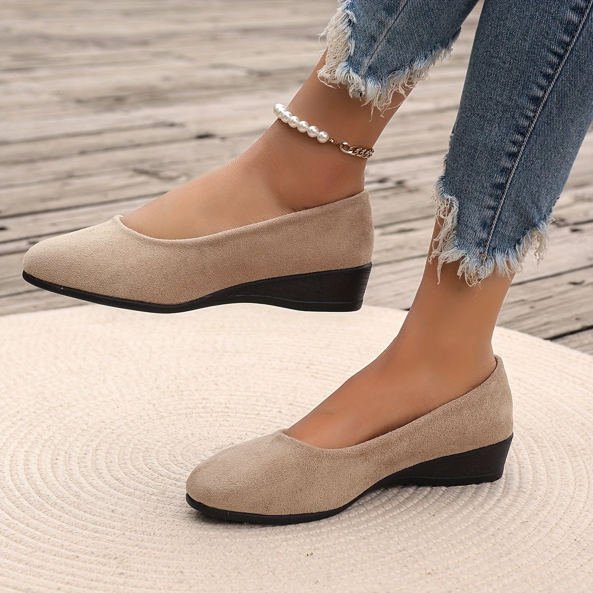 Éliane | Ballerine con Zeppa Comfortevole