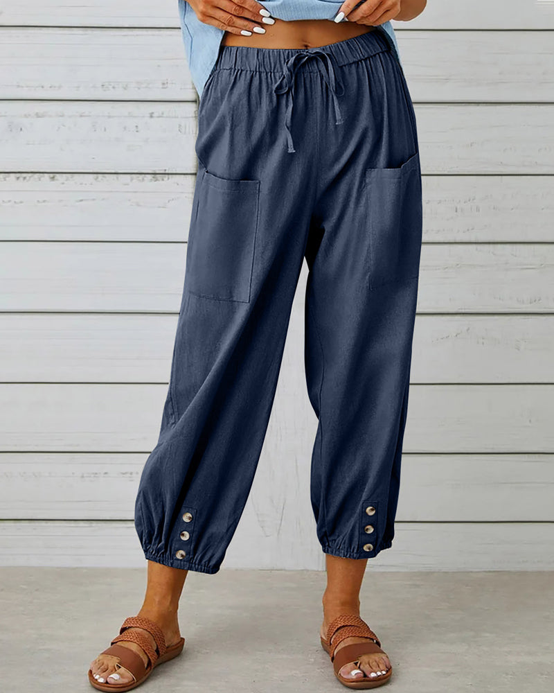 Monica - Pantaloni Eleganti a Larghezza Ampia