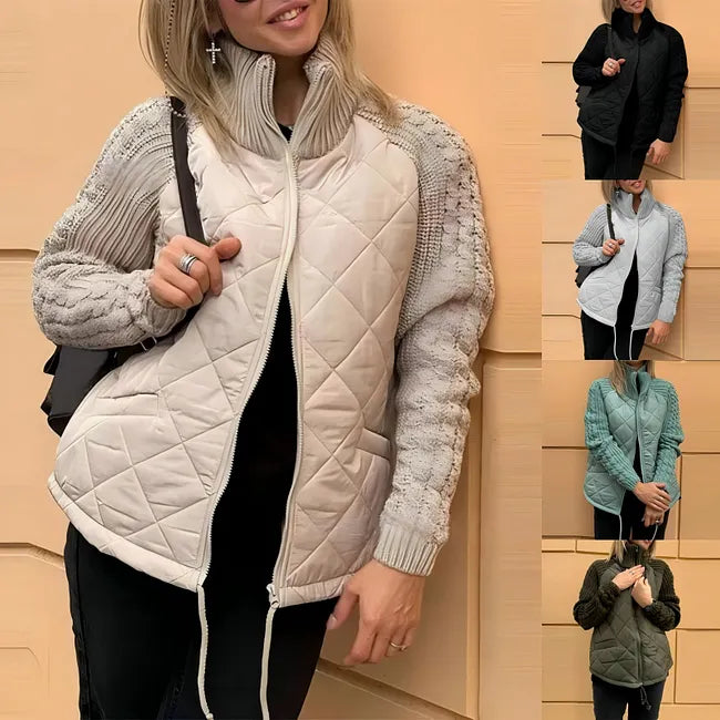 Giacca con Maniche a Maglia Trapuntate Sybil™