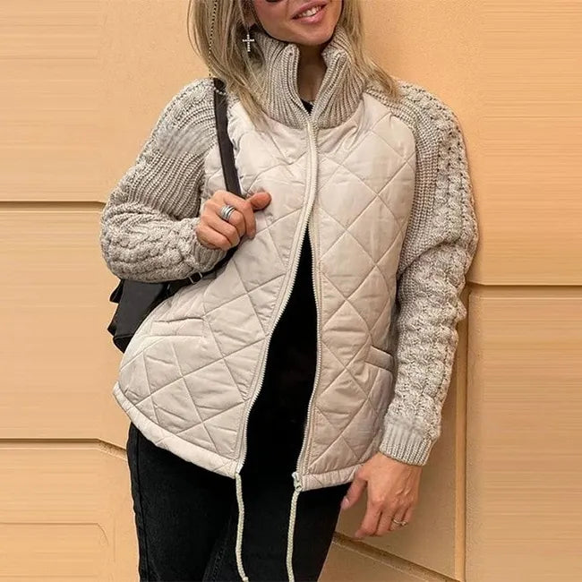 Giacca con Maniche a Maglia Trapuntate Sybil™