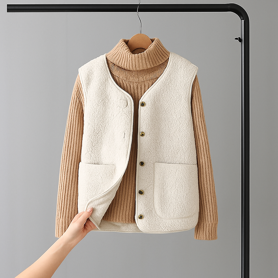 Gae™ Cardigan Senza Maniche Morbido