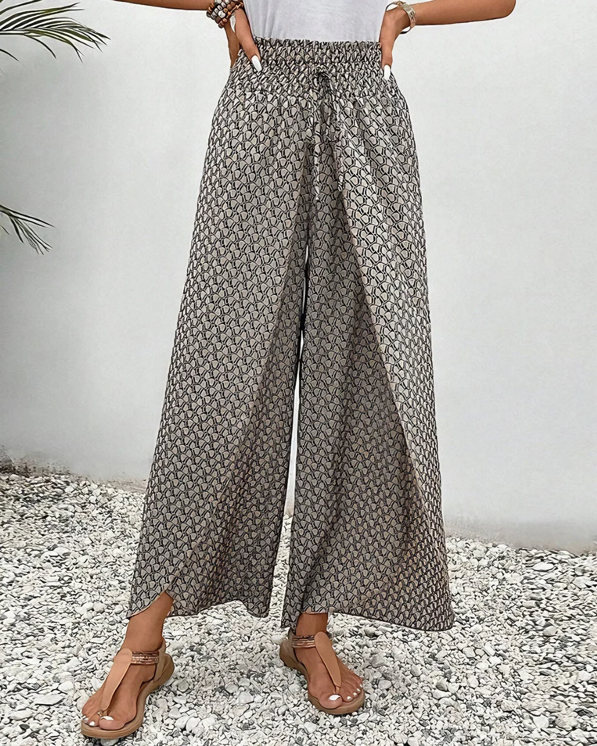 Tessa - Pantaloni Eleganti a Gamba Larga