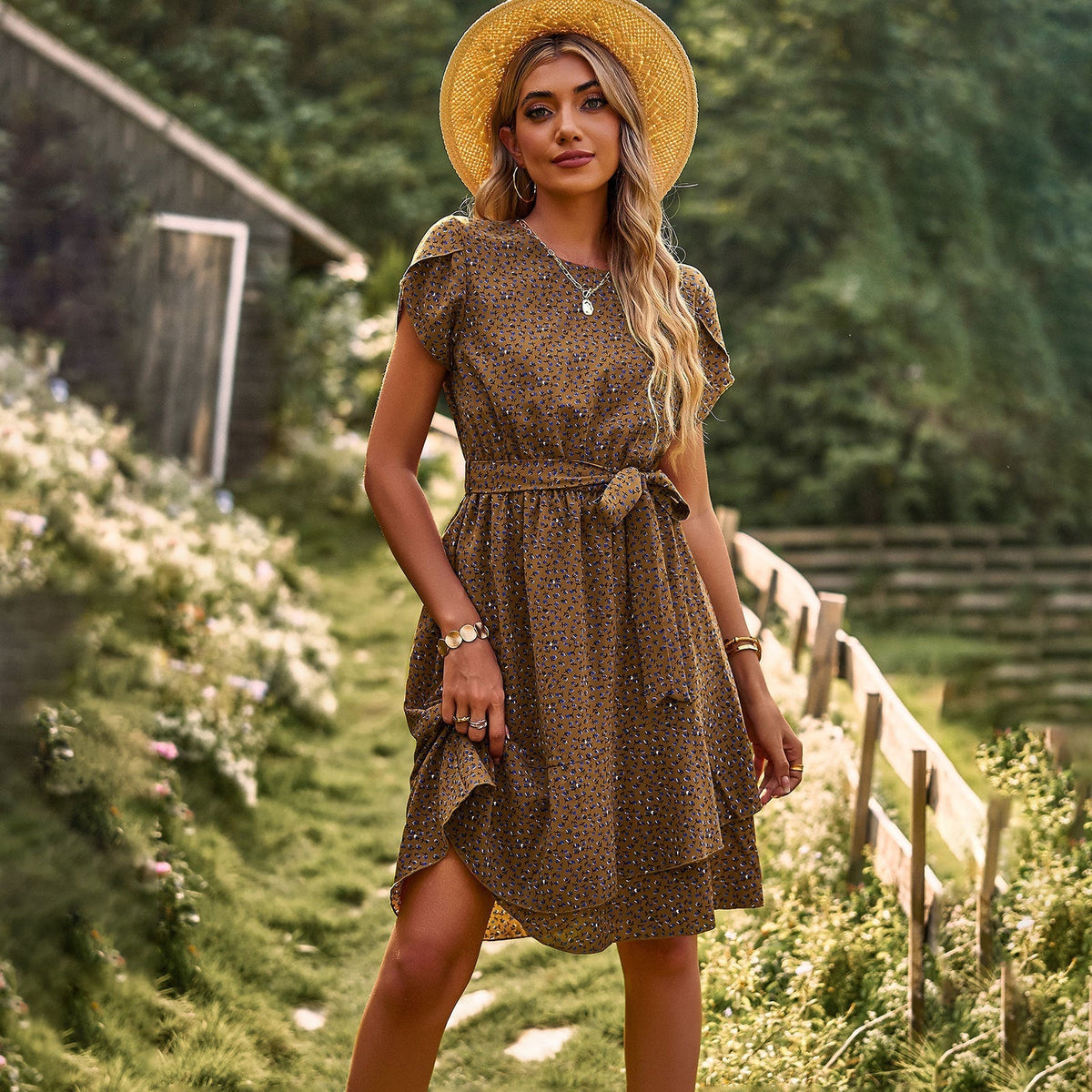 Giulia - Abito Floreale Confortevole