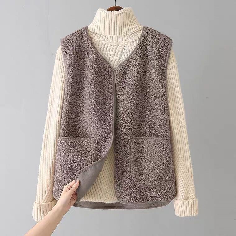 Gae™ Cardigan Senza Maniche Morbido
