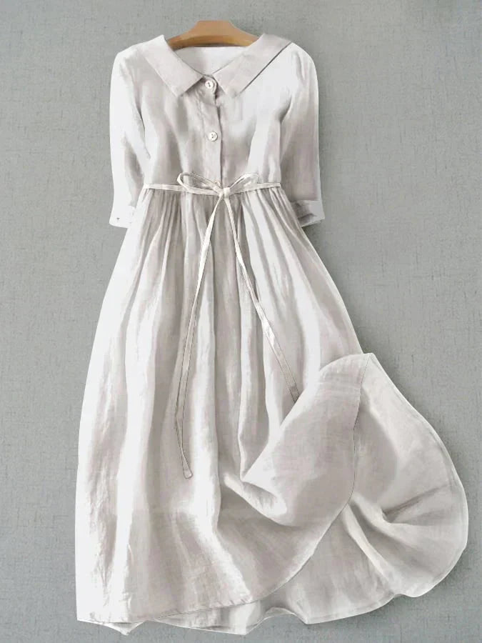 Daria - Vestito in Lino e Mistura