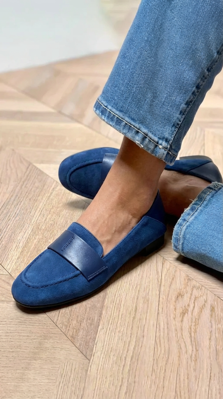 MOCASSINO ESSENZIALE CON FASCIA FRONTALE