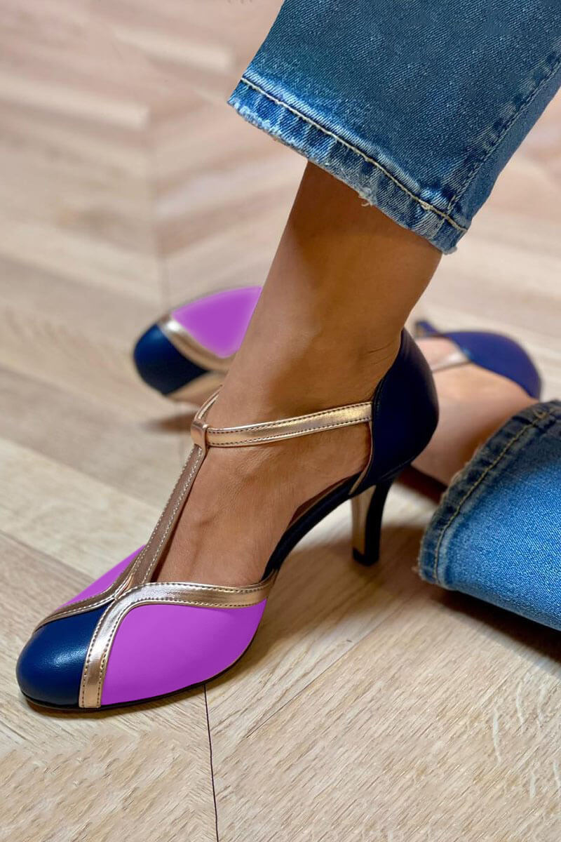 RETRÒ T-BAR HEELS