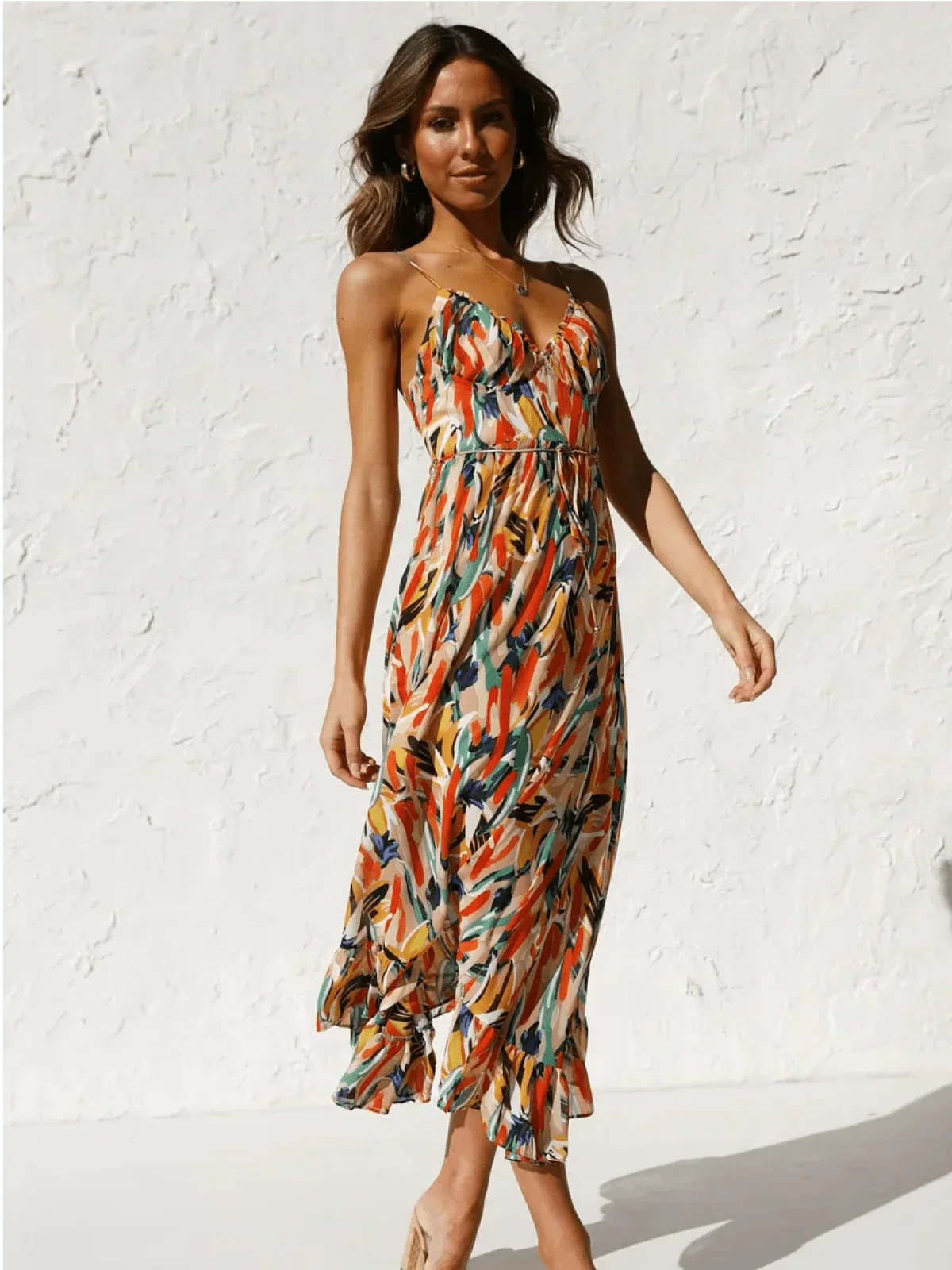 Rita - Abito Midi in chiffon Premium
