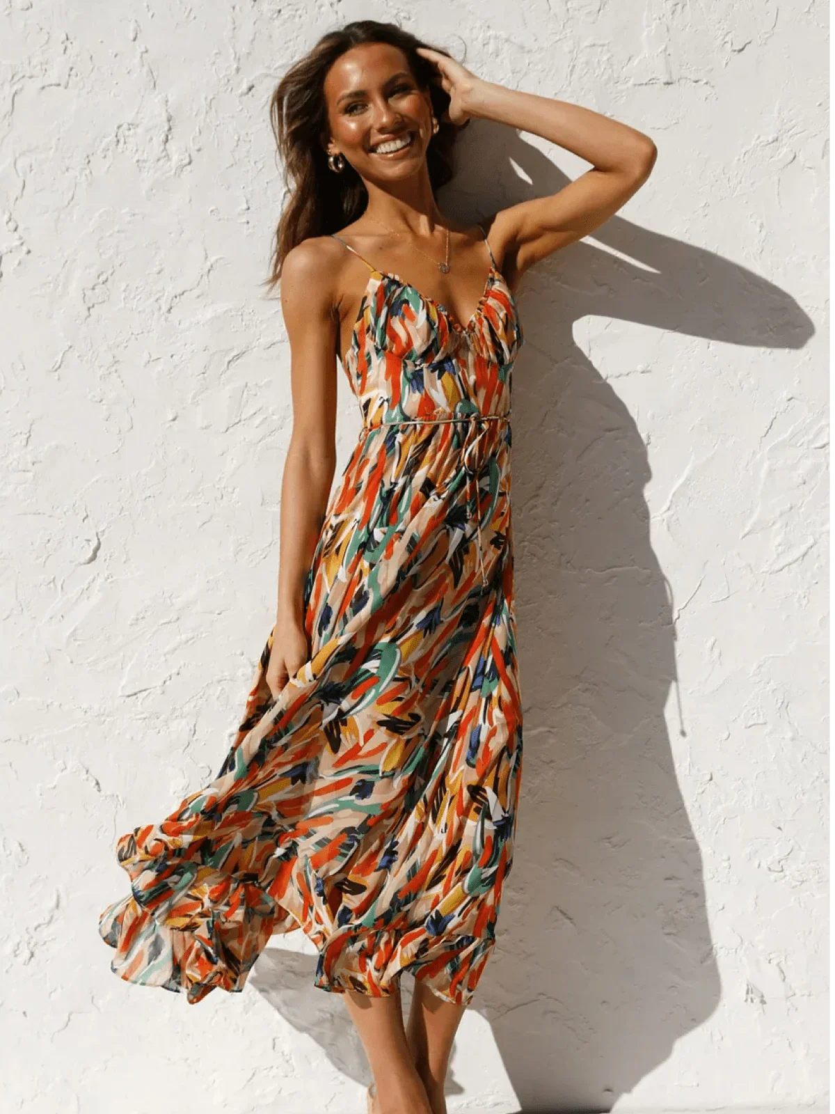 Rita - Abito Midi in chiffon Premium