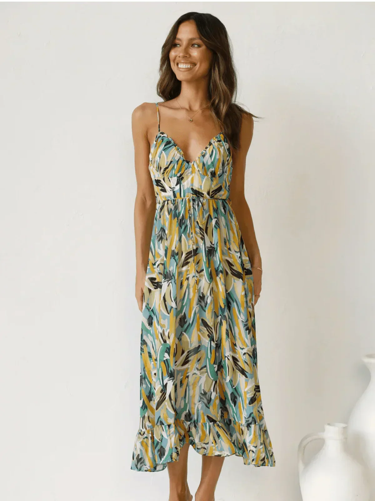 Rita - Abito Midi in chiffon Premium