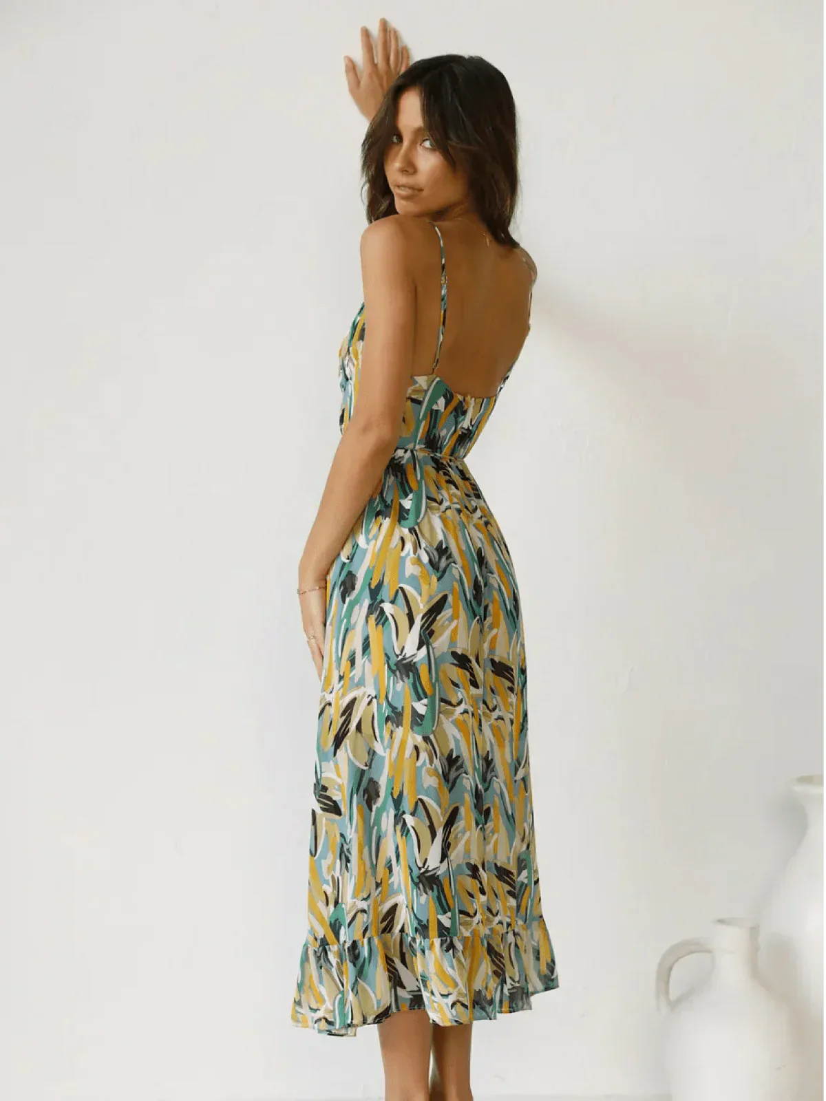 Rita - Abito Midi in chiffon Premium