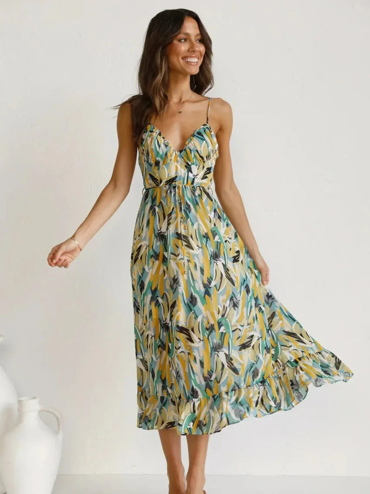 Rita - Abito Midi in chiffon Premium