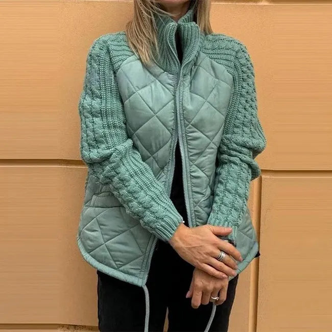 Giacca con Maniche a Maglia Trapuntate Sybil™