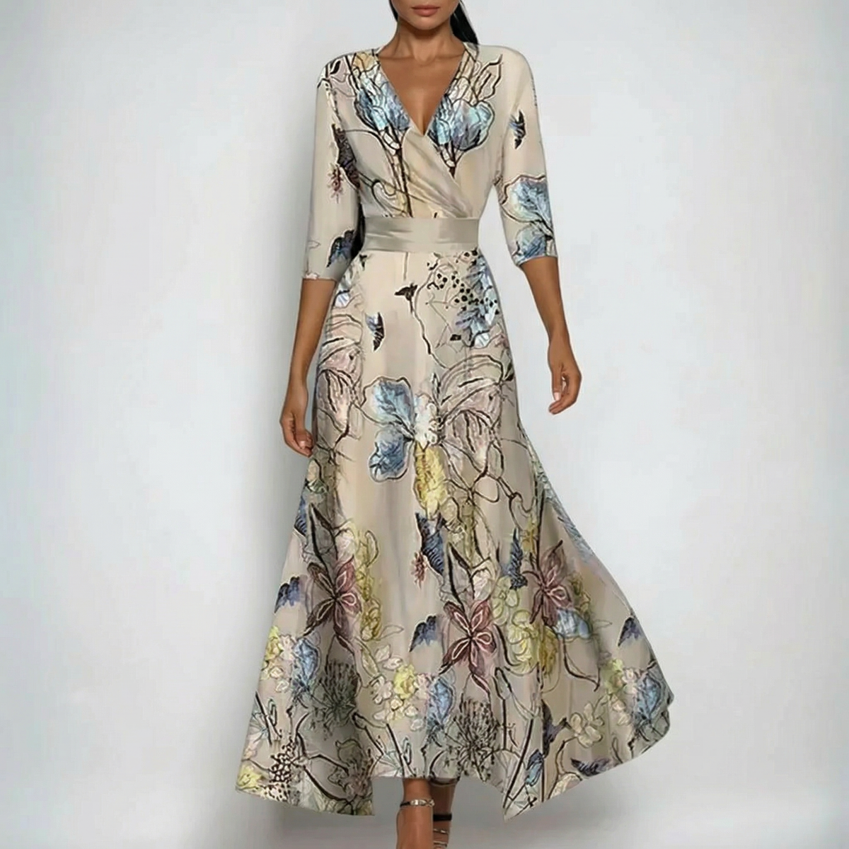 Leona | Abito Elegante a Fiori