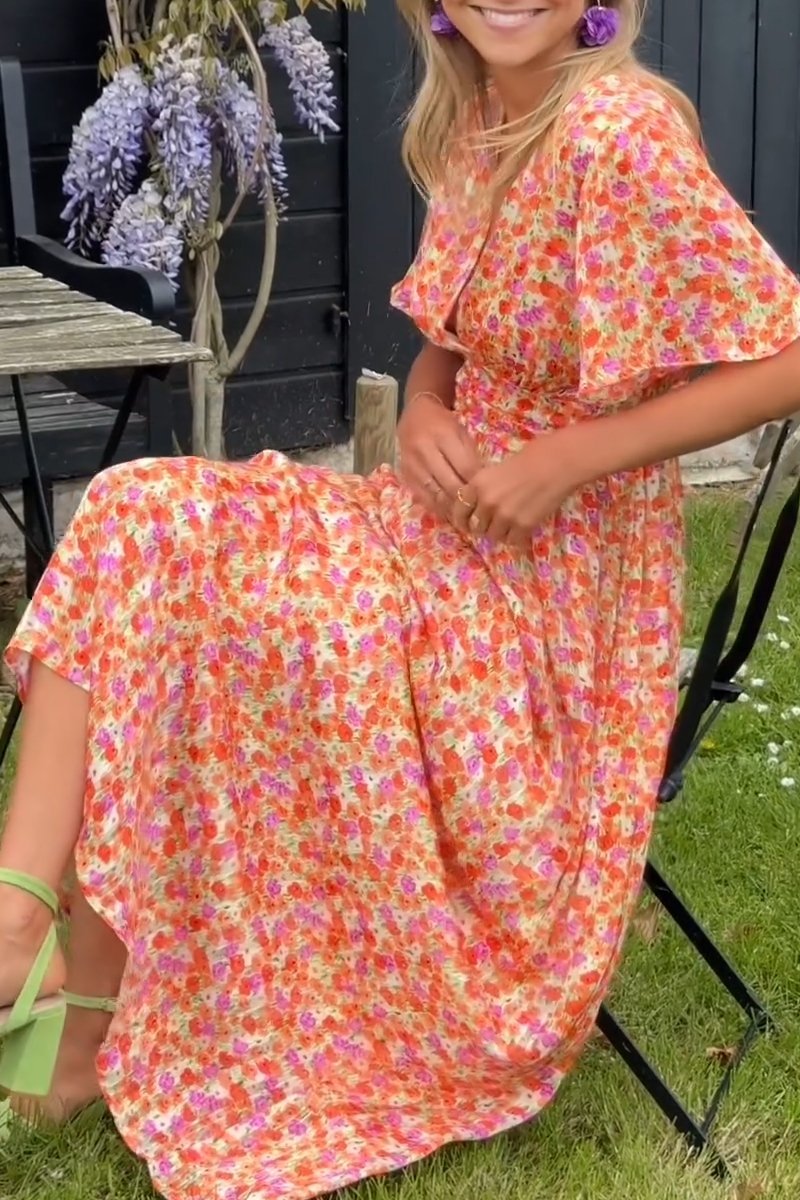 Pauline - Abito lungo floreale
