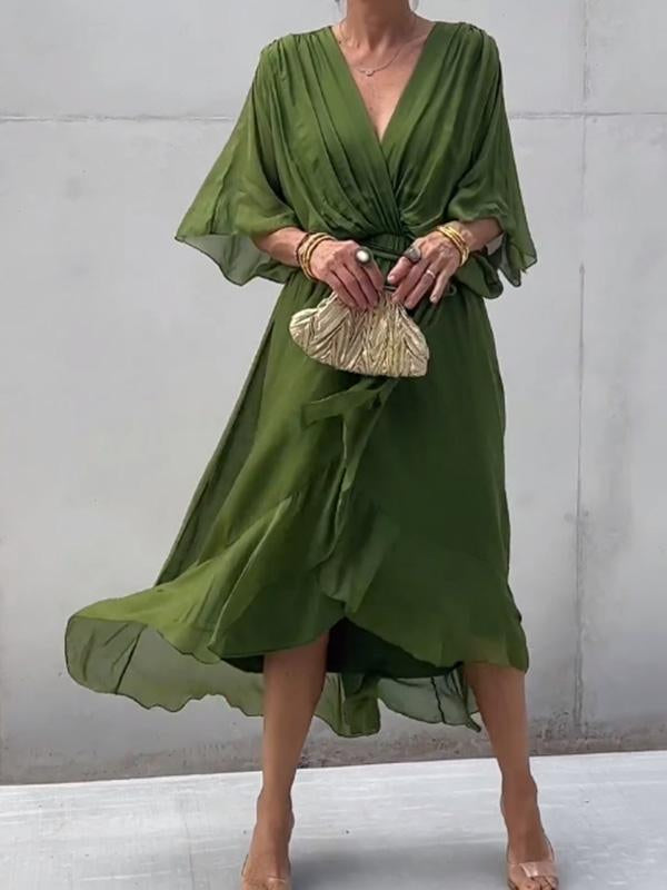 Ginevra - Abito Elegante con Scollatura a V