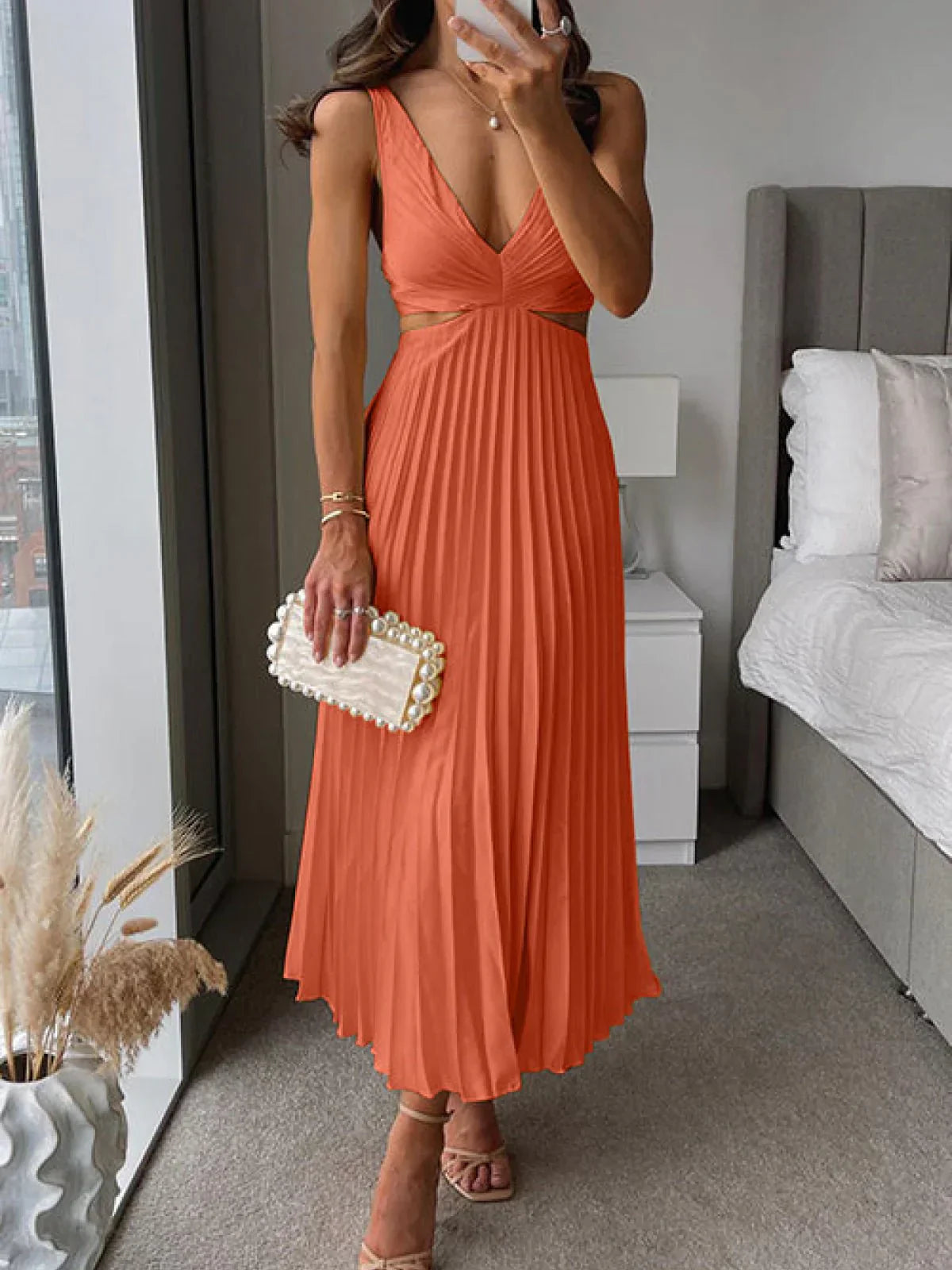 Rita - Abito Elegante in Raso Premium