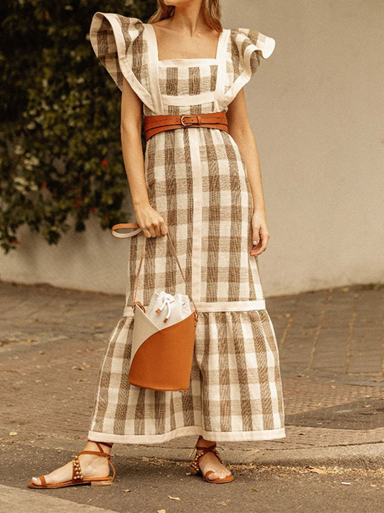 Bianca - Abito Elegante a Quadri
