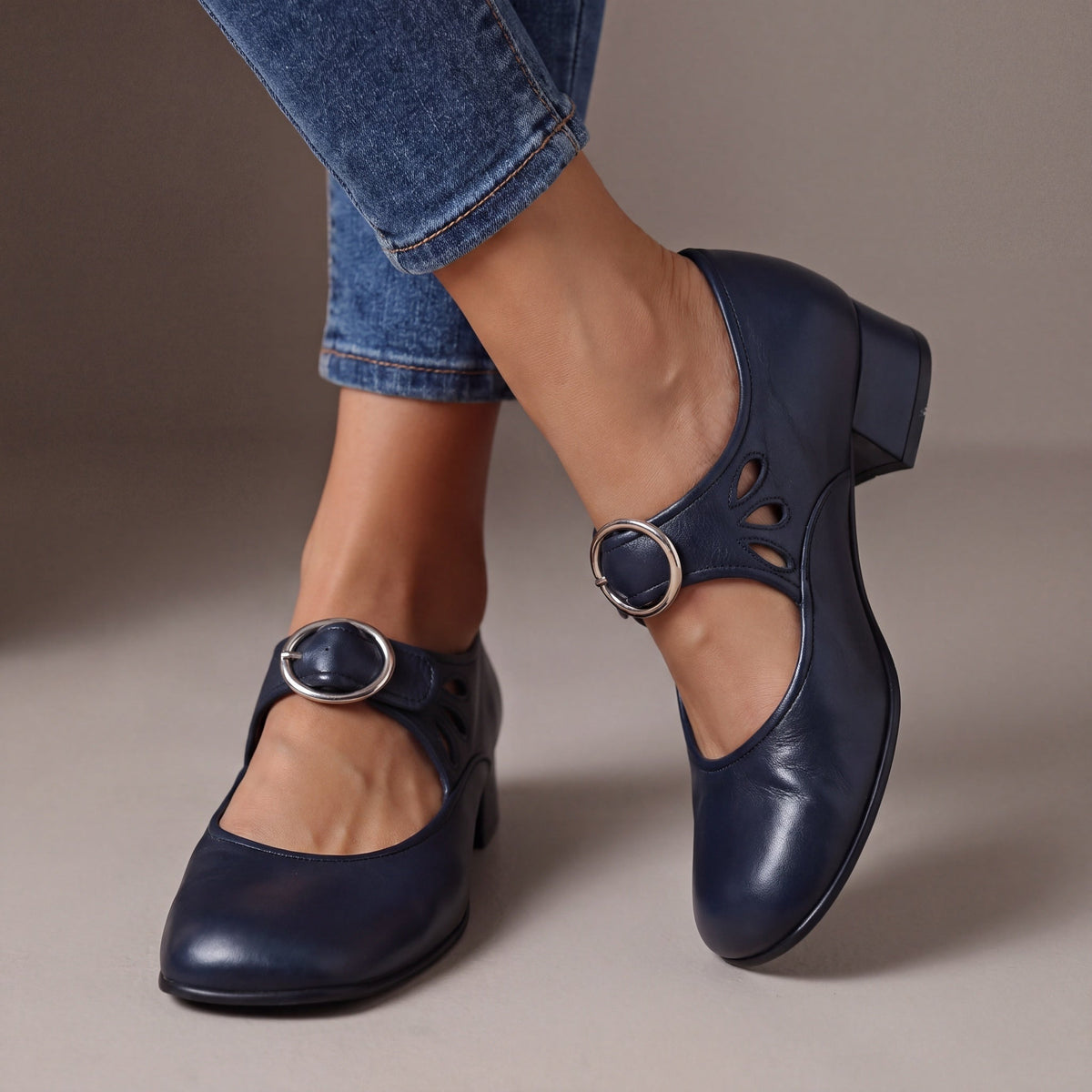 Josephine | Comode Scarpe Mary Jane in Pelle